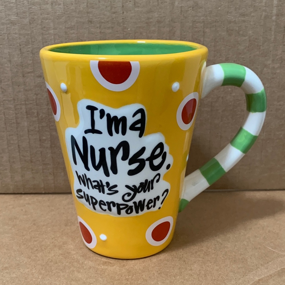I’m A Nurse What’s Your Superpower Coffee Tea Mug Burton + Burton Joanne Sharp